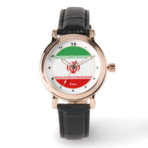 Design Iranian Flag & Iran trendy fashion Watch