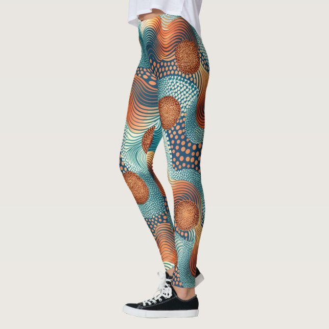 design leggings with a failed pattern (Left)