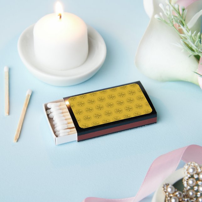Design Matchboxes with Your Company Logo Pattern (Insitu)