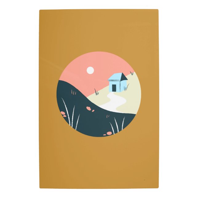 Design Metal Print (Front)