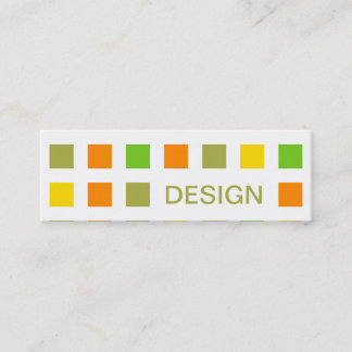 DESIGN (mod squares) Mini Business Card
