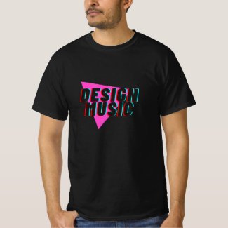Design Music glitch design T-Shirt