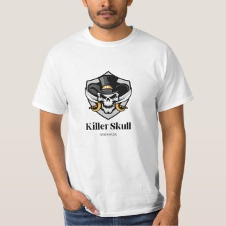 Design Music killer skull design T-Shirt