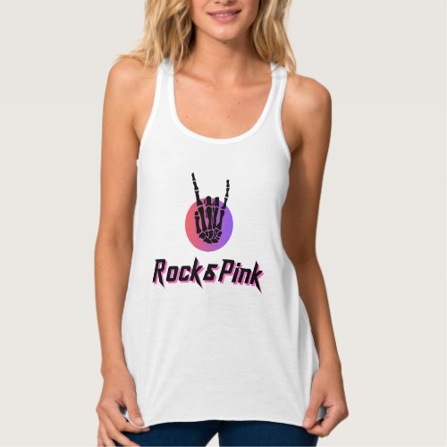 Design Music Rock  Pink design T_Shirt Tank Top