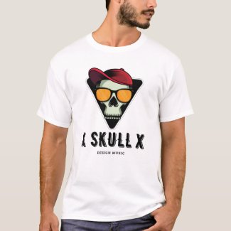 Design Music X Skull X design T-Shirt