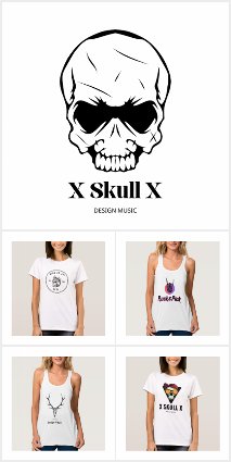 Design Music X Skull X Style