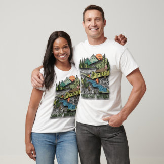 Design Nature landscape with an inspirational quot T-Shirt