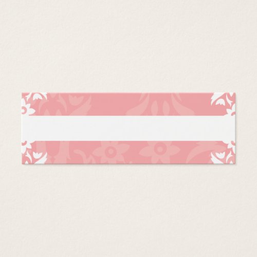 Design No.1 Place Card - PINK Business Card Templates