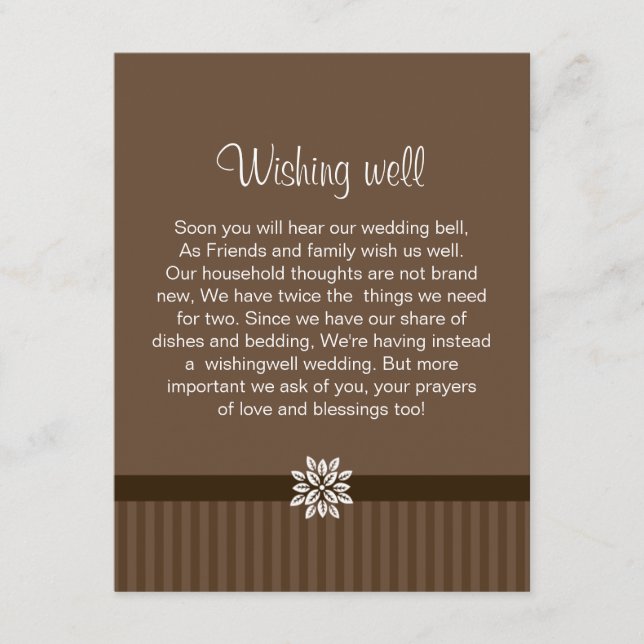 Design No.2  Wishing well - RASPBERRY Enclosure Card (Front)