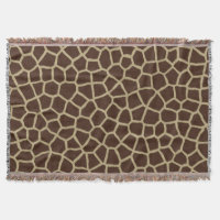Design of African leopard throw blanket.