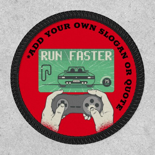 Design Own GAMER GAMING STREAMING MERCH Driving Patch