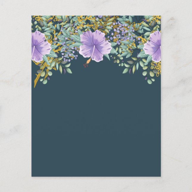 Design OWN Girly Party Event Wedding Birthday Flyer (Front)