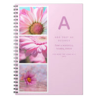Design own Journal Gift With Photos Text Initial
