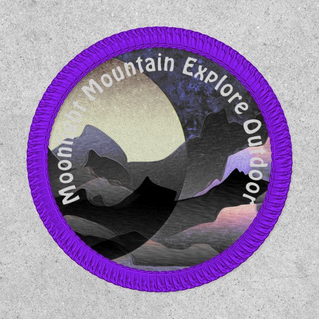 Design Own Moonlight and Mountain Explore Outdoor Patch (Front)