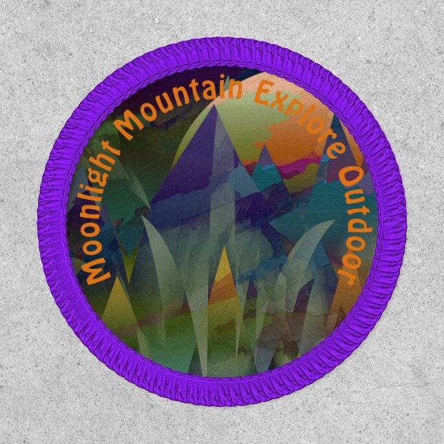 Design Own Moonlight and Mountain Explore Outdoor Patch (Front)
