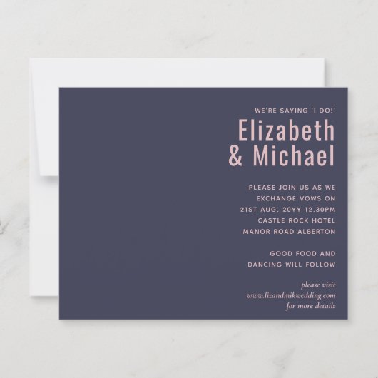 Design Own WEDDING Stationery ADD Graphics BUDGET (Front)