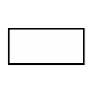 Design Personalize Your Logo 1.5" x 3" Rubber Stamp