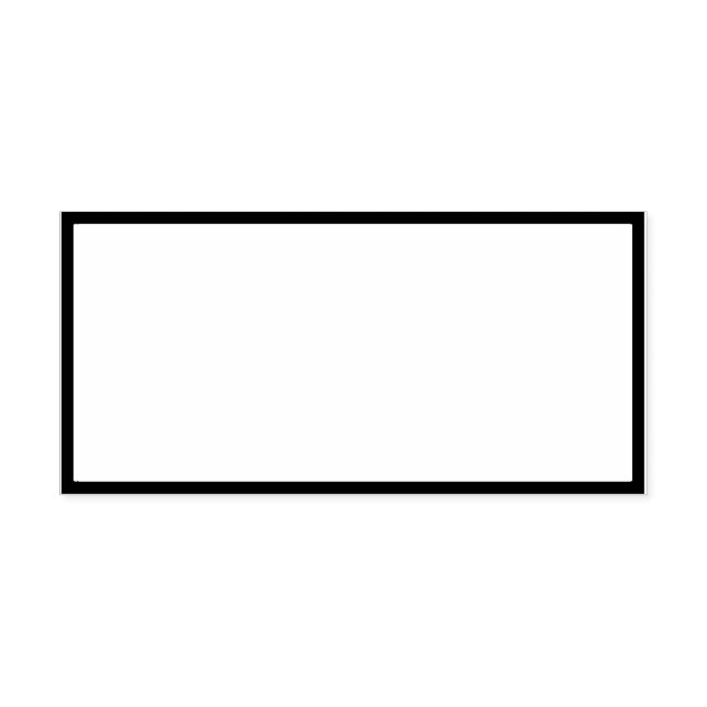 Design Personalize Your Logo 1.5" x 3" Rubber Stamp (Imprint)