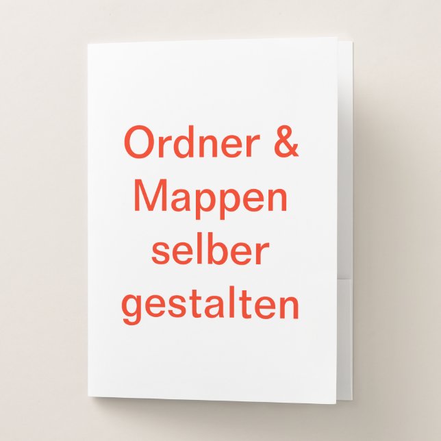 design pocket folder (Front)