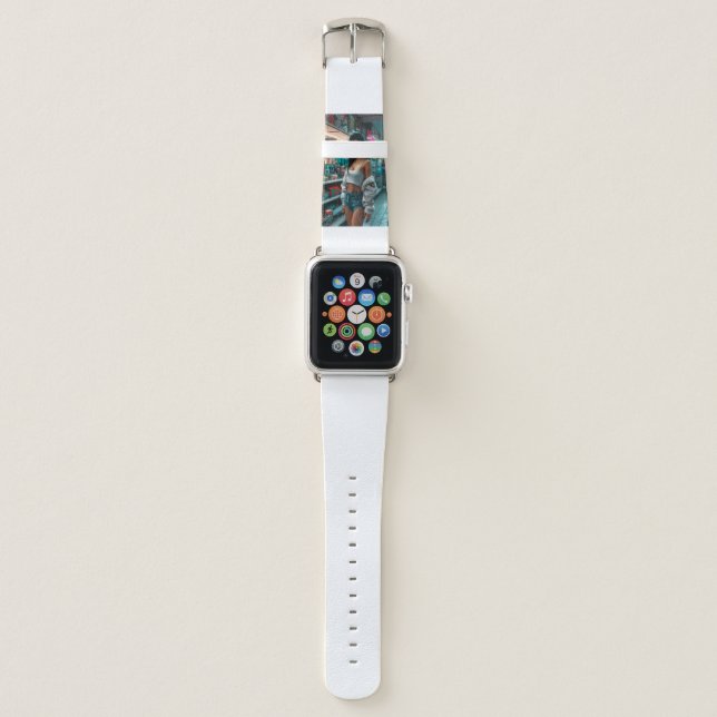 design print image smart watchs  apple watch band (Front)