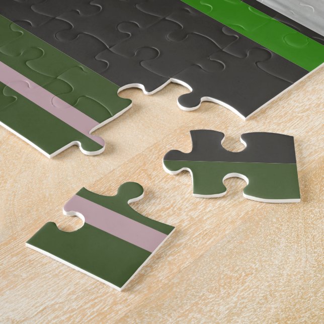 Design Puzzle: Beautiful Pink Waterlillies Jigsaw Puzzle (Side)