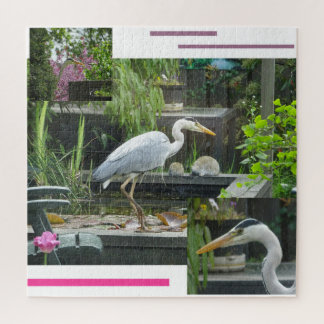 Design Puzzle: Blue Heron Jigsaw Puzzle