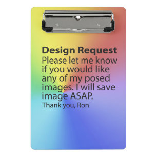Design Request Mini Clipboard