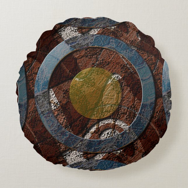 Design sierkussen around P235 Round Pillow (Front)