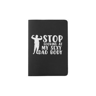 Design Stop Looking At My Passport Holder