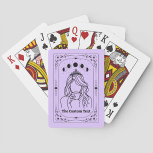 Design Tarot Celestial Moon Whimsical Magic Zodiac Poker Cards
