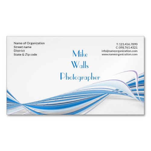 Design Template for your Magnetic Business Cards