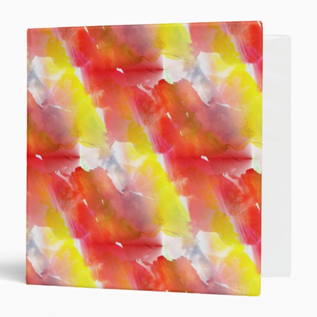 Design texture watercolor background binder (Front/Inside)