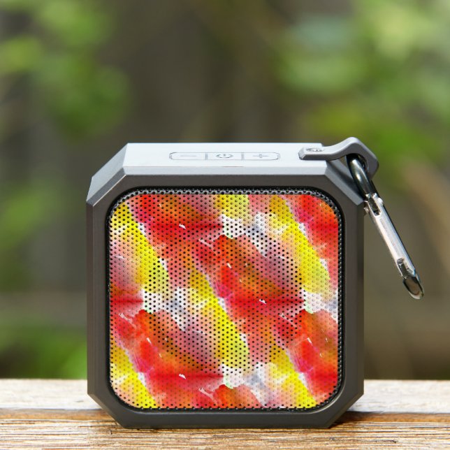 Design texture watercolor background bluetooth speaker (Insitu(Outdoor))
