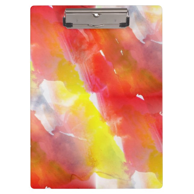 Design texture watercolor background clipboard (Front)