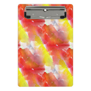 Design texture watercolor background mini clipboard