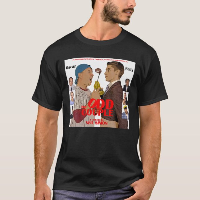 Design The Characters Funny Picture Odds Chibi Cou T-Shirt (Front)