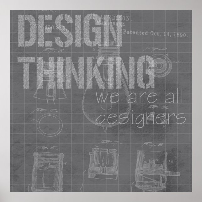 Design Thinking (1 of 6) Poster (Front)