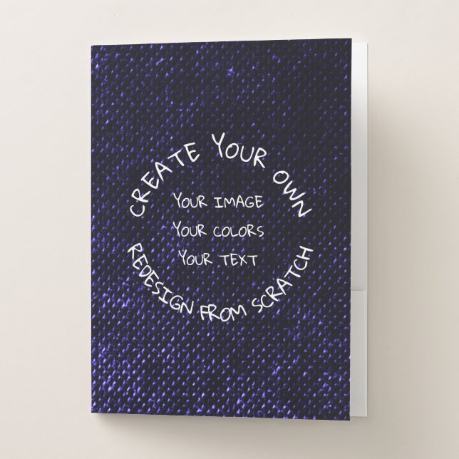 Design This Fully Customizable Pocket Folder (Front)