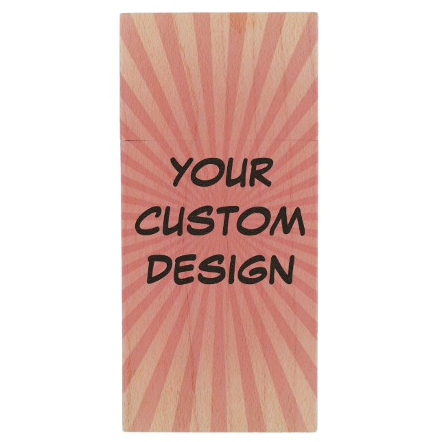 Design This Wood Flash Drive (Front Vertical)