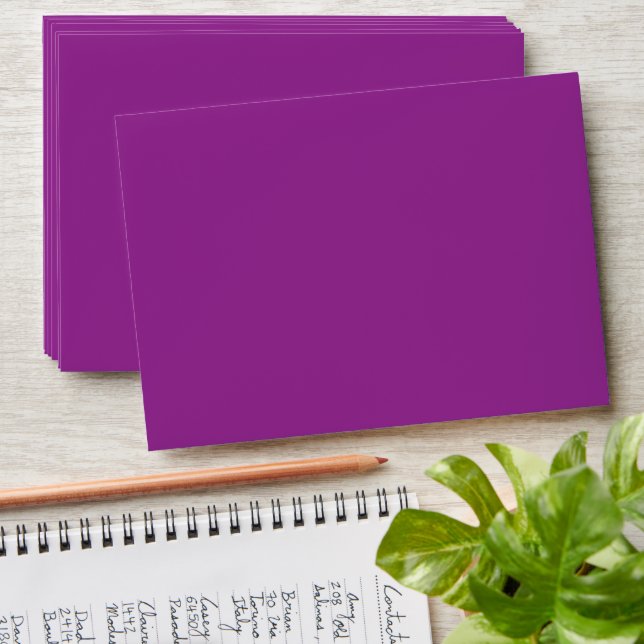 Design with a Stunning Purple Background and White Envelope (Stacked)