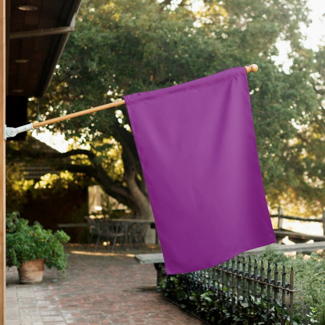 Design with a Stunning Purple Background and White House Flag (In SItu)