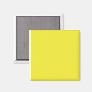 Design with a Yellow Background and Black Border Magnet