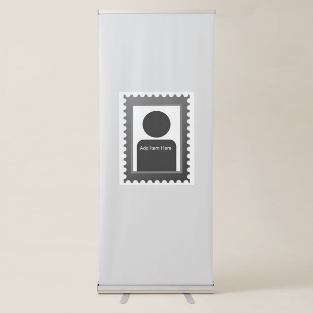 Design you own retractable banner (Front)