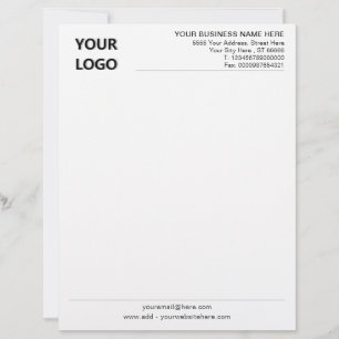 Design Your Business Letterhead with Logo Example