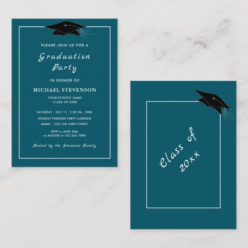 Design Your Colors Graduation Invitations Template