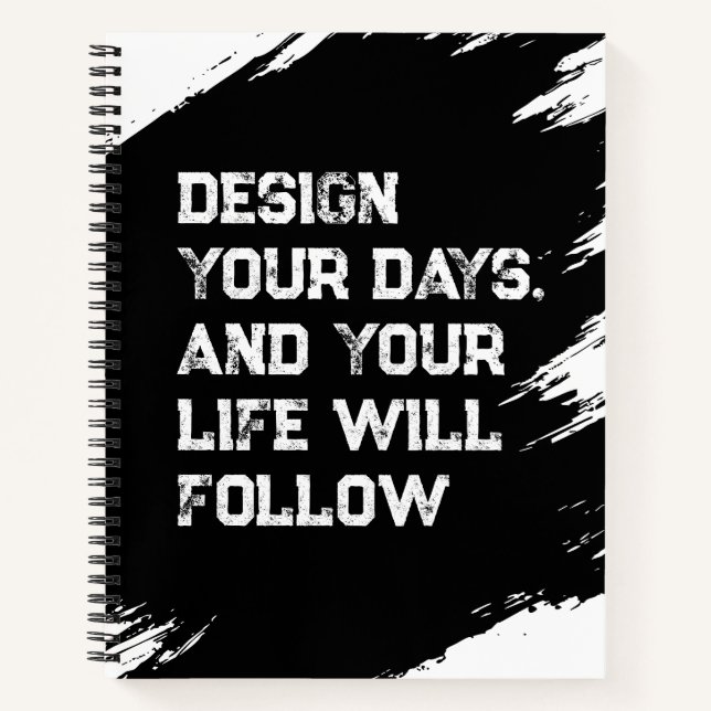 Design your days... notebook (Front)