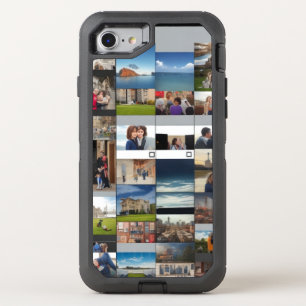 Design Your Dream Customizable Photo Collage OtterBox Defender iPhone SE/8/7 Case