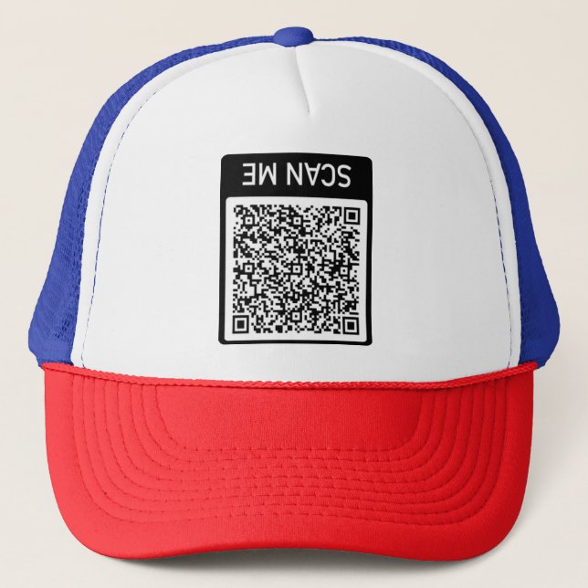 Design Your Funny QR Code Hat Example (Front)