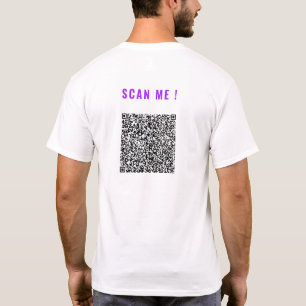 Design Your Funny QR Code T-Shirt Example