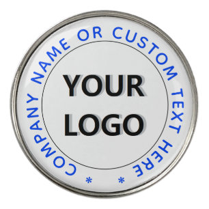 Design Your Logo and Text Branded Golf Ball Marker